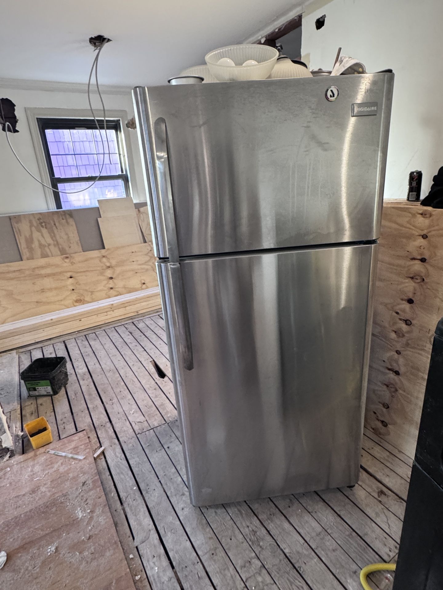 Frigidaire Stainless Steel Refrigerator – $100 (Pickup in Flushing)