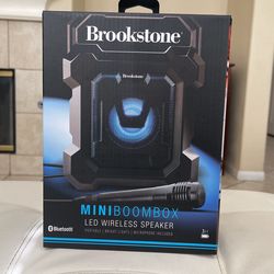 Brookstone mini boombox