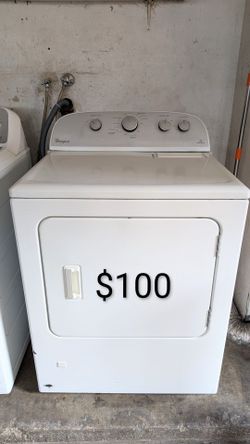 WHIRLPOOL LARGE CAPACITY GAS DRYER WORKS