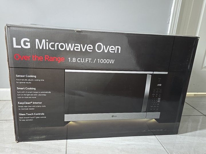 LG 1.8 Cu Ft. Over-the-Range Smart Microwave MVEM1825F FREE LOCAL DELIVERY