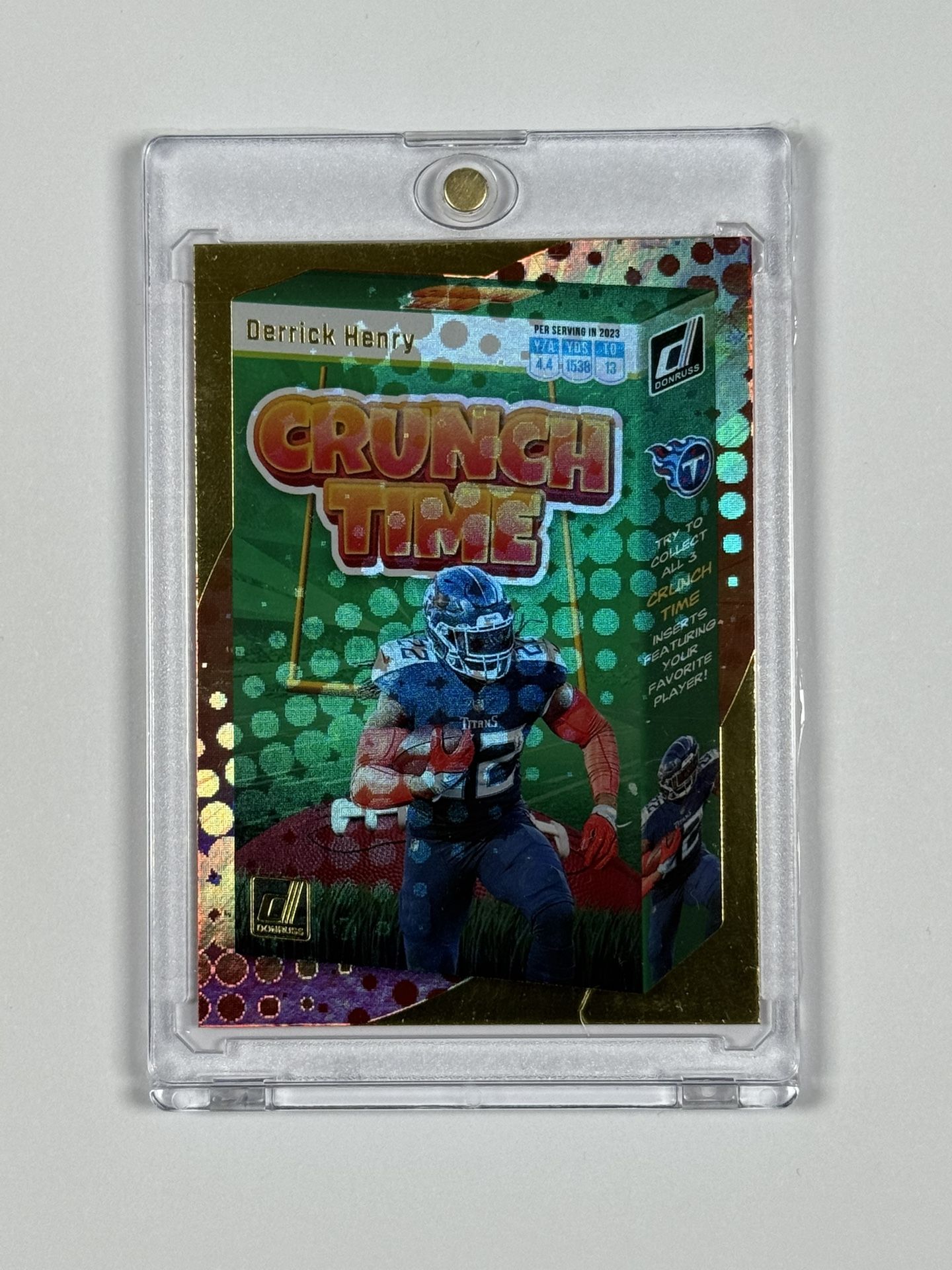 2023 Donruss Crunch Time #CT-10 Derrick Henry (Case Hit)