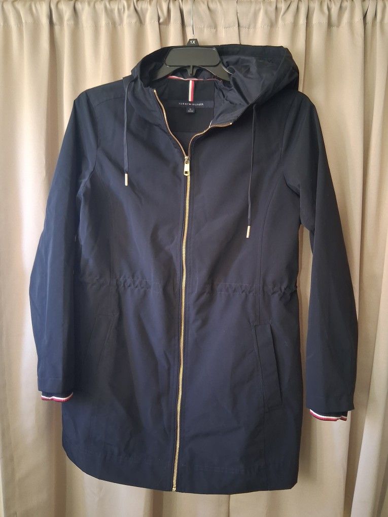 Tommy Hilfiger Women Raincoat With Hood