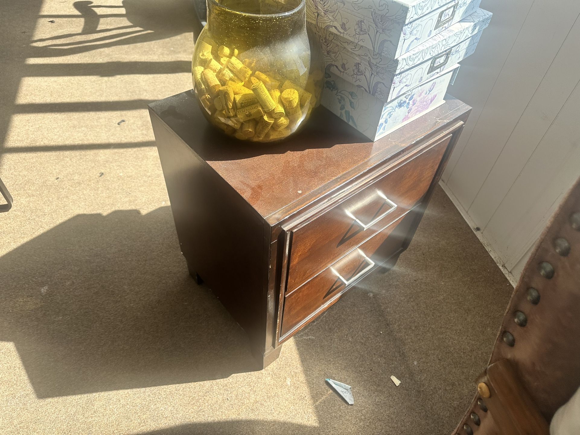 Small Two drawer end table