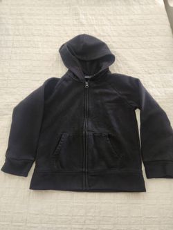 Girls black zipup hoodie