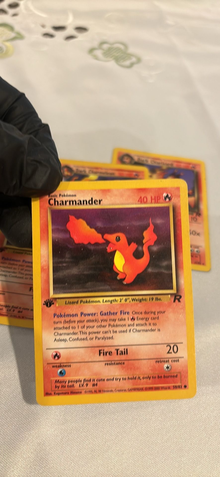 Vintage Charizard Evolution Line - Team Rocket Set (1st Ed Charmeleon)