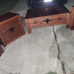 Coffee Table And 3 End Table 