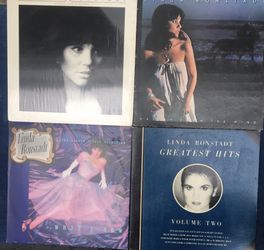 Linda Ronstadt 4 Lot Vinyl Record Collection