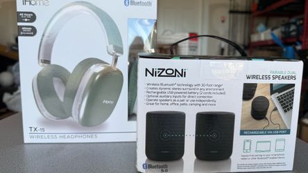 Headphones and Bluetooth Speakers