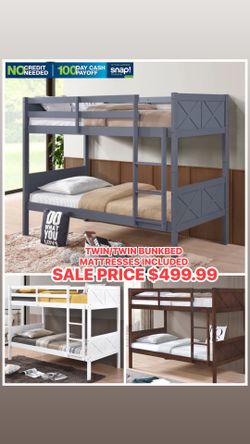 Bunkbed With Mattresses