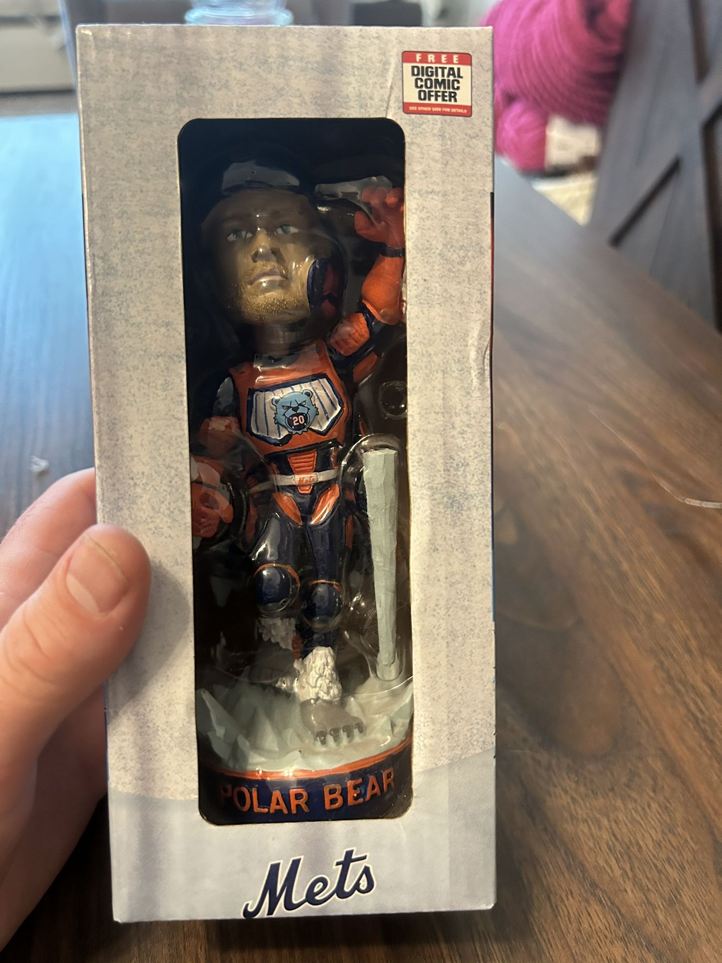 Pete Alonso Marvel Polar Bear Bobblehead