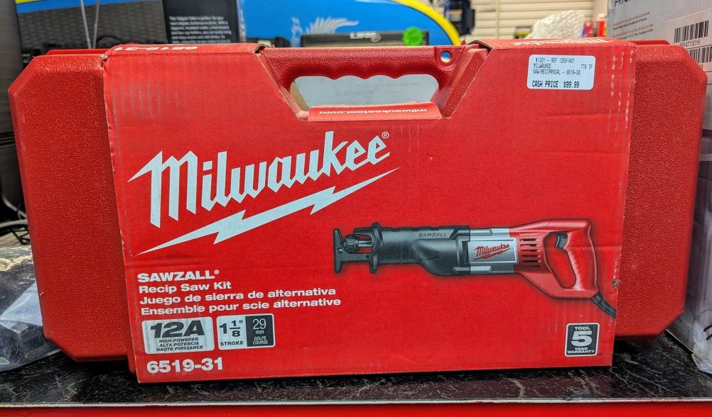 Milwaukee Reciprocal Saw In Box