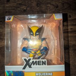 Jada Toys 4" Die-Cast Marvel X-Men "(Metallic) Wolverine" Metalfigs Figurine 
