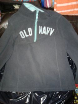 Old navy gray fleece girls size 10 12