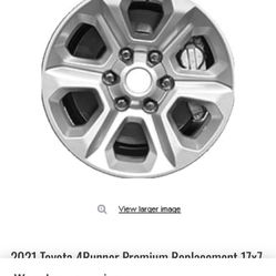 2024 Toyota 4Runner stock Oem Rims Wheels Tires 