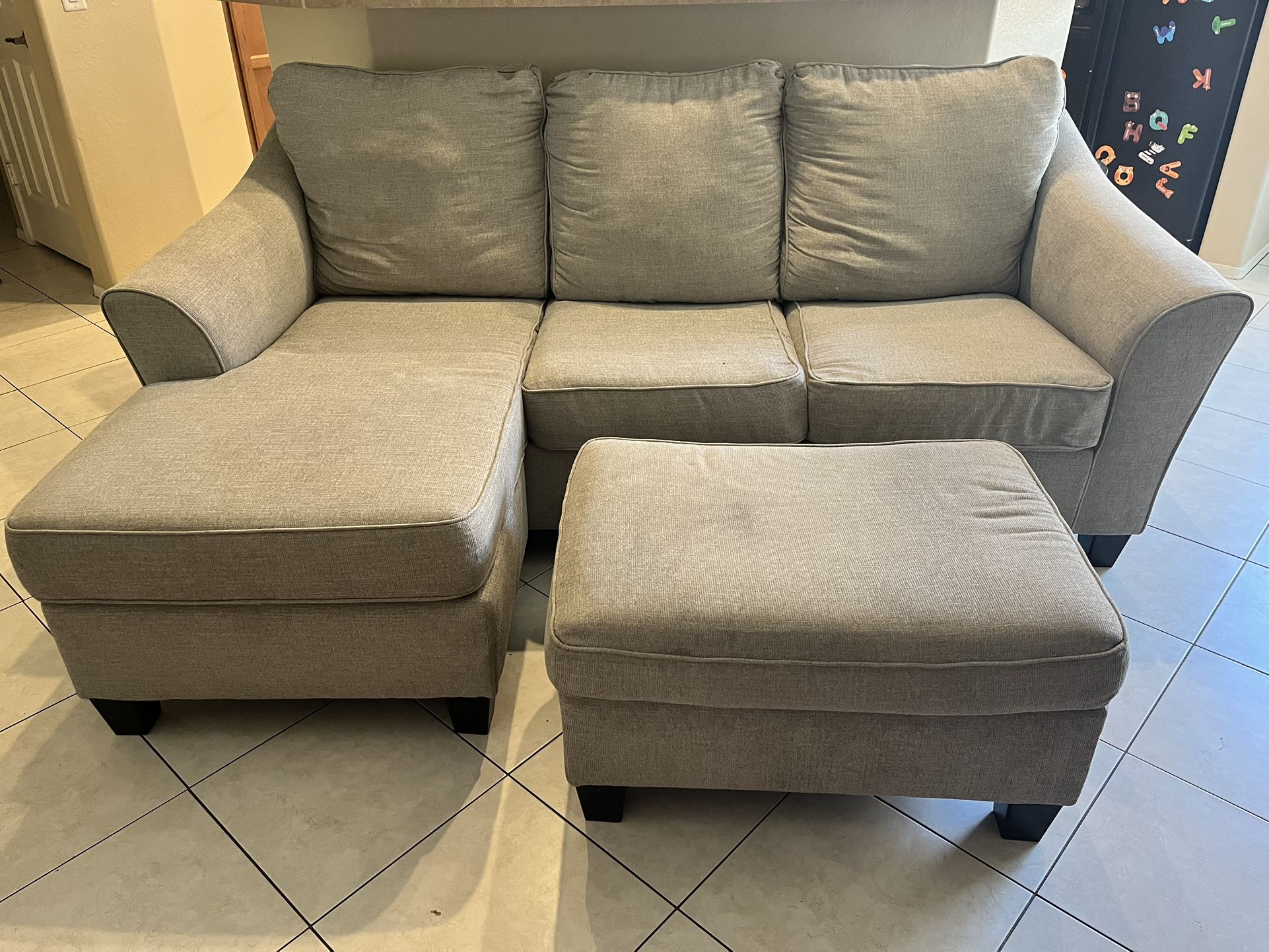 Couch With Ottoman