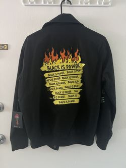 NWT Denim Jacket - Black Is Power - Size S