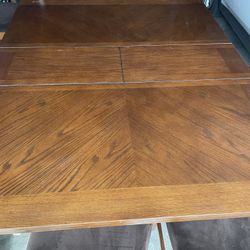 Wooden Table with 4 Chairs