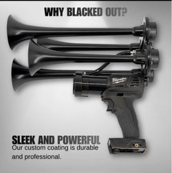 Milwaukee Cordless Train Horn Kit Blacked Out