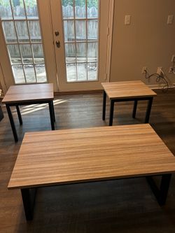 Coffee table set + side tables