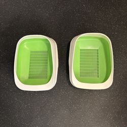 Two Purina Tidy Cats Breeze Cat Litter Box System