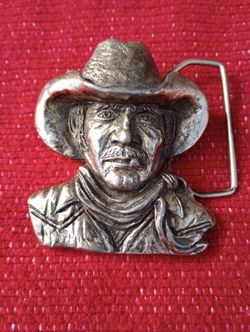 Vintage Cowboy Belt Buckle