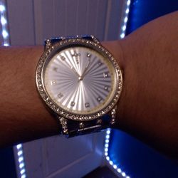 Two Tone Watch:Timex Silver/Gold Mixed 