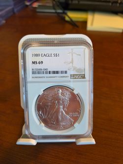 1989 American Silver Eagle MS 69