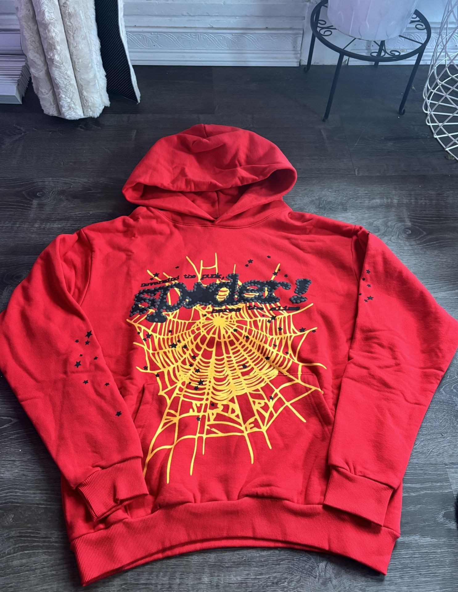 Size M Spider Hoodie W/recipt