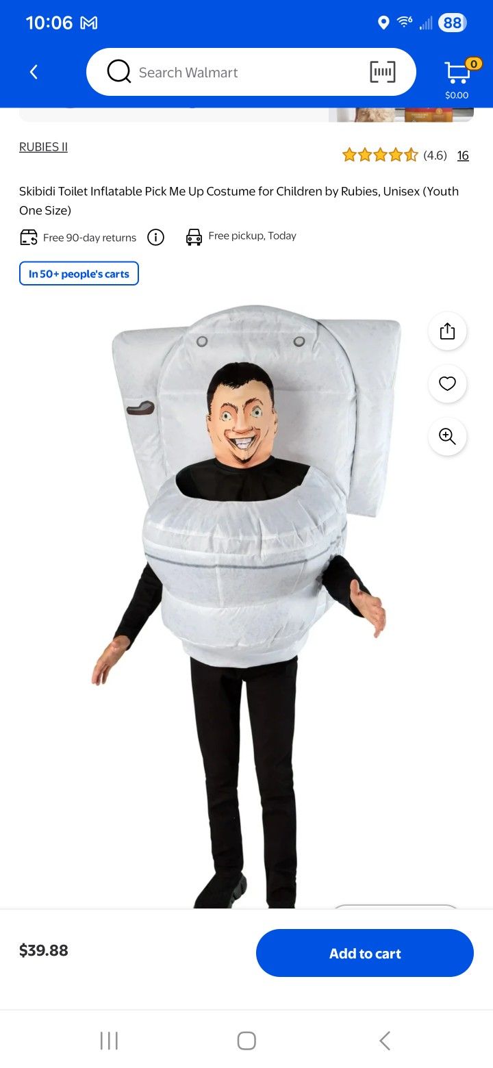 Skibidi Toilet Costume