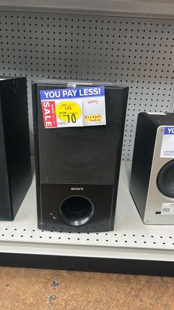 Sony Black Bookshelf Speaker