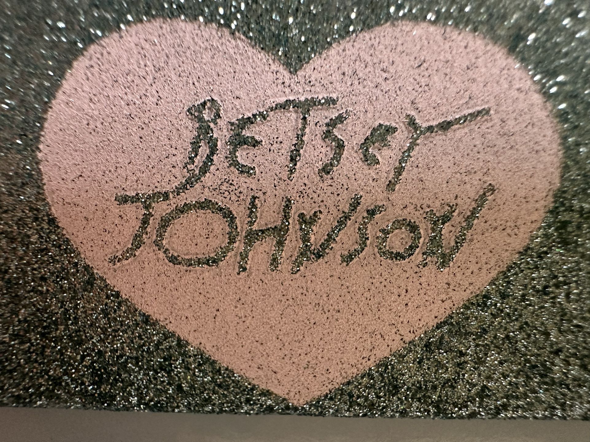 WOMEN’S 10 BETSY JOHNSON SILVER/RHINESTONE HEEL