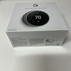 Ness Learning Thermostat By Google - BRAND NEW 