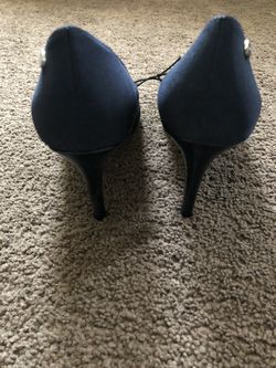 Calvin Klein Blue Heels