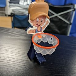 Space Jam Elmer Fudd Basketball Hoop Figure