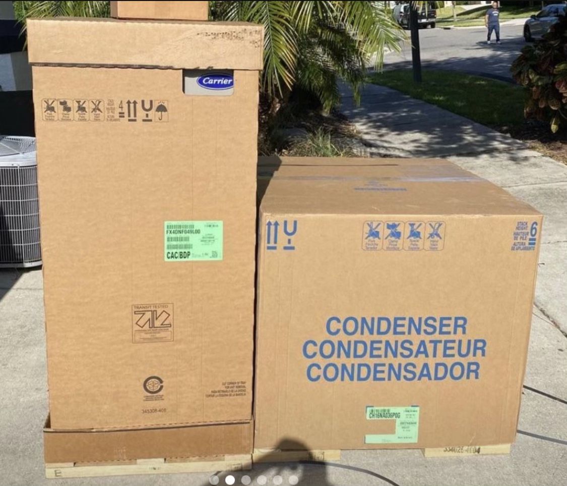 3 ton 16 seer CARRIER AIR CONDITIONER new ac.