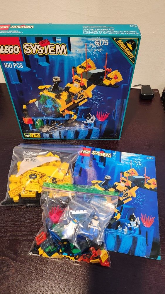 LEGO Vintage - Crystal Explorer Sub (#6175) COMPLETE SET w/ Box