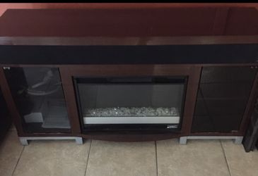 Fire place/ surround sound entertainment