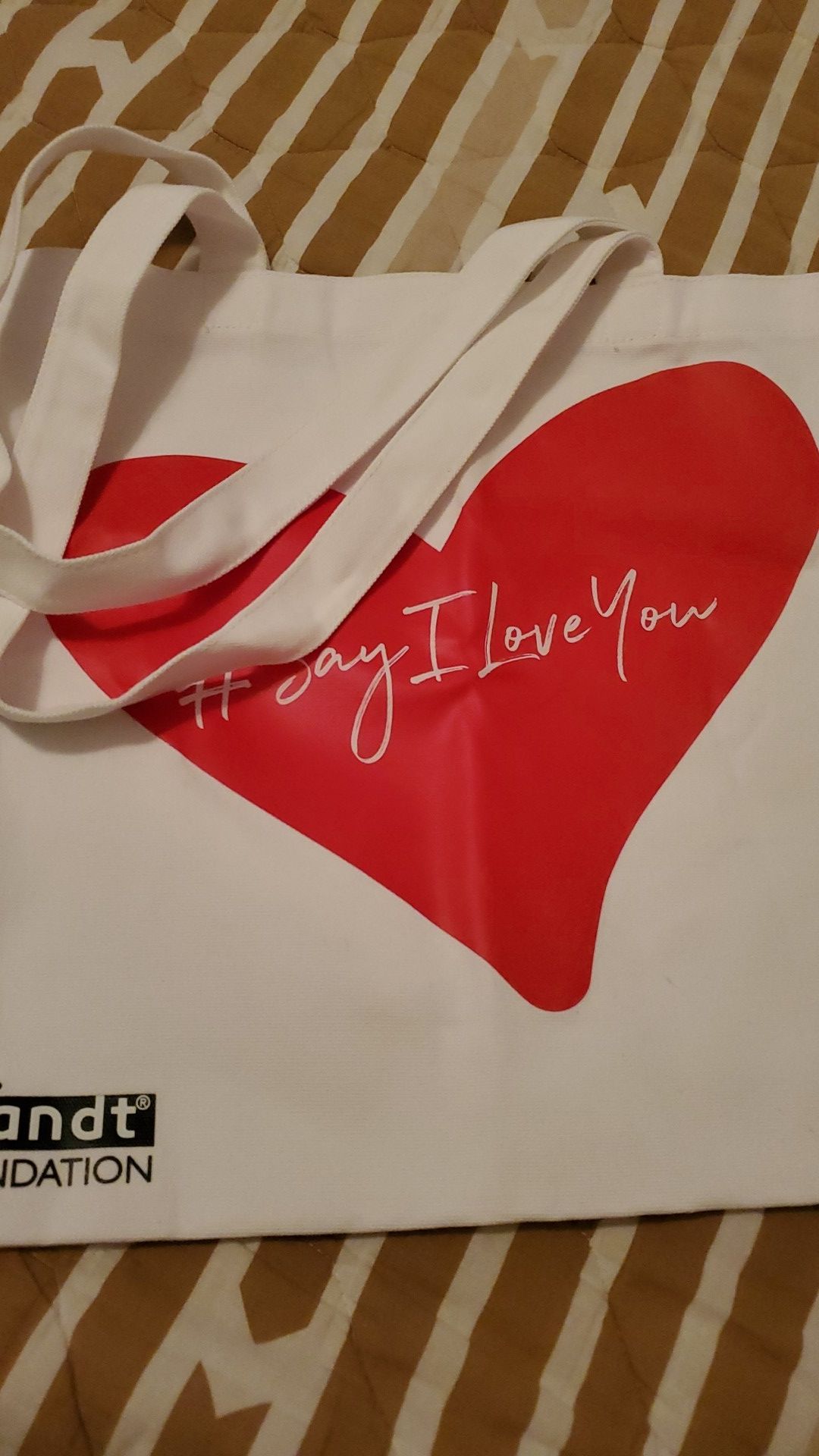 Dr Brandt canvas tote bag