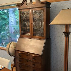 Antique Mahogany Secretary Desk - Maddox 
