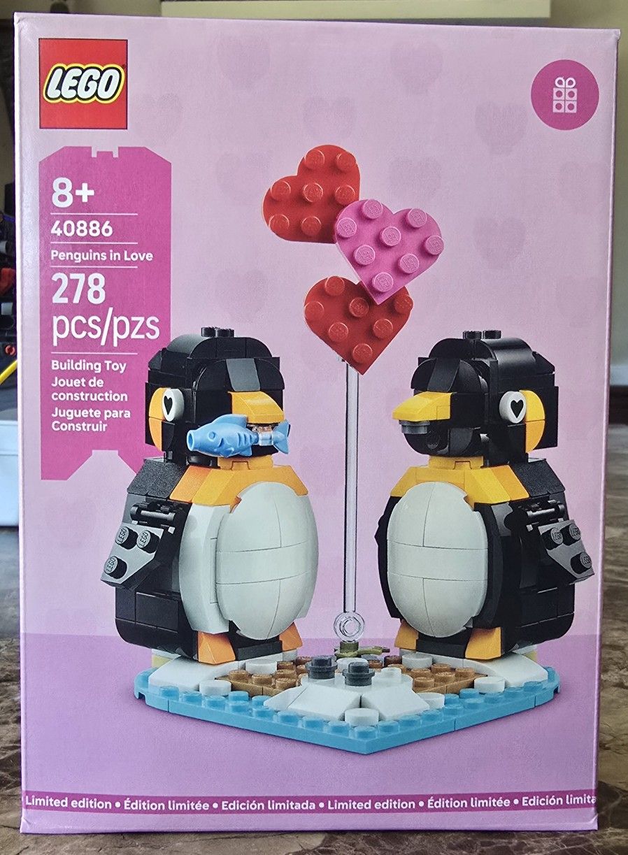 Lego 40886 Penguins In Love Valentine's Day New! Available!!!❤️