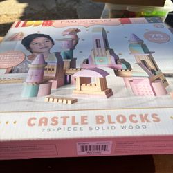 Kids Castle Blocks Brand New 