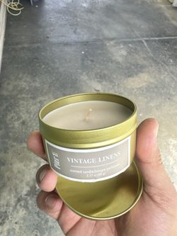 Pier 1 Imports Candle Vintage Linens Original Price $5