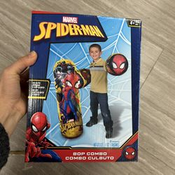 NWT Marvel Spider-Man bop bag combo