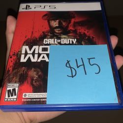 PlayStation 5 Video Game PS5 Call Of Duty COD Modern Warfare 3 III Shooting Army Combat