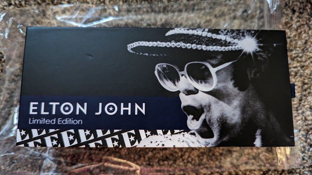 Elton John White Gold Limited Edition Glasses New In Box