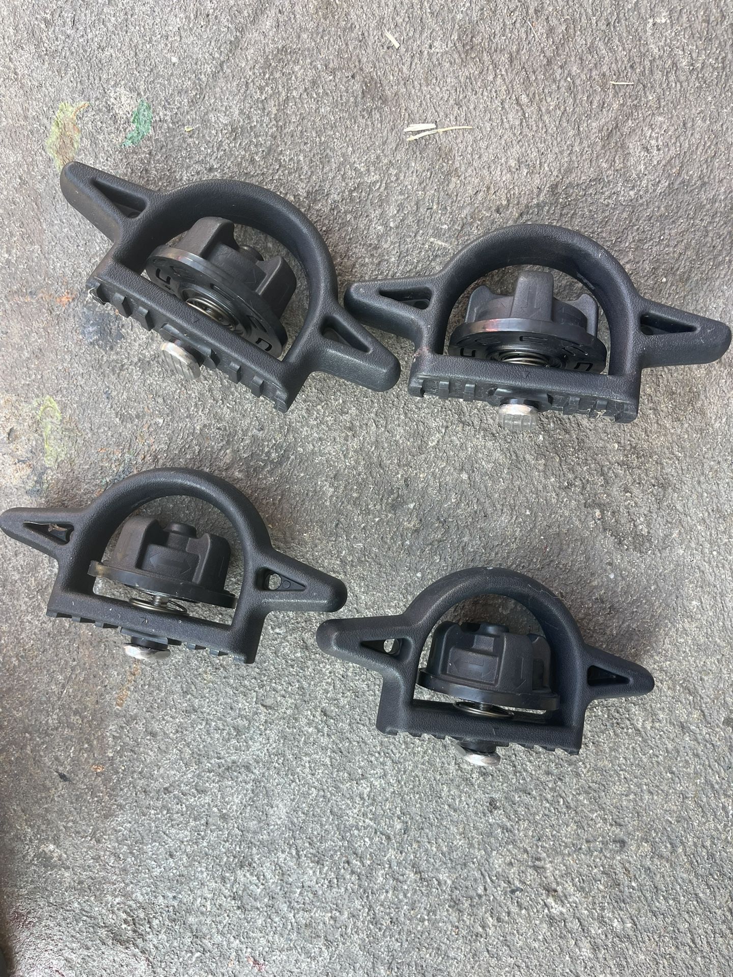 2019-2025 TOYOTA TUNDRA / TACOMA RAIL TIE DOWN BED CLEATS SET OF 4 NEW OEM ITEM