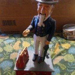 Antique Cast Iron Uncle Sam Bank