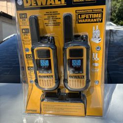 DeWalt HEAVY DUTY WALKIE-TALKIE 