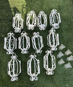 Metal  Hanging Candlesticks Decor Garden 