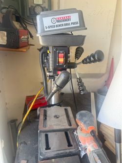 Central Machinery 8" 5-Speed Bench Drill Press
